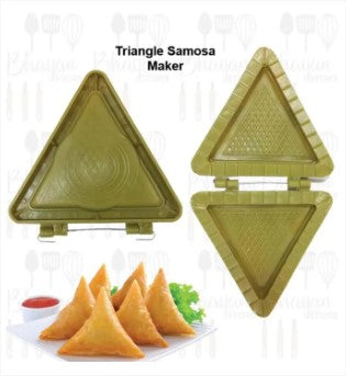 zed Triangle Samosa Maker Mould Press - Samosa Ravioli Dumpling Pie Maker - Triangle Hinged Mould Press - 1 pcs Dumpling Press Dough - Large triangle Samosa Maker Machine