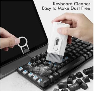 7-in-1 Electronics Cleaner Kit for Laptop Keyboard Airpods Pro MacBook Earbuds, Multi-Function Cleaning Kit